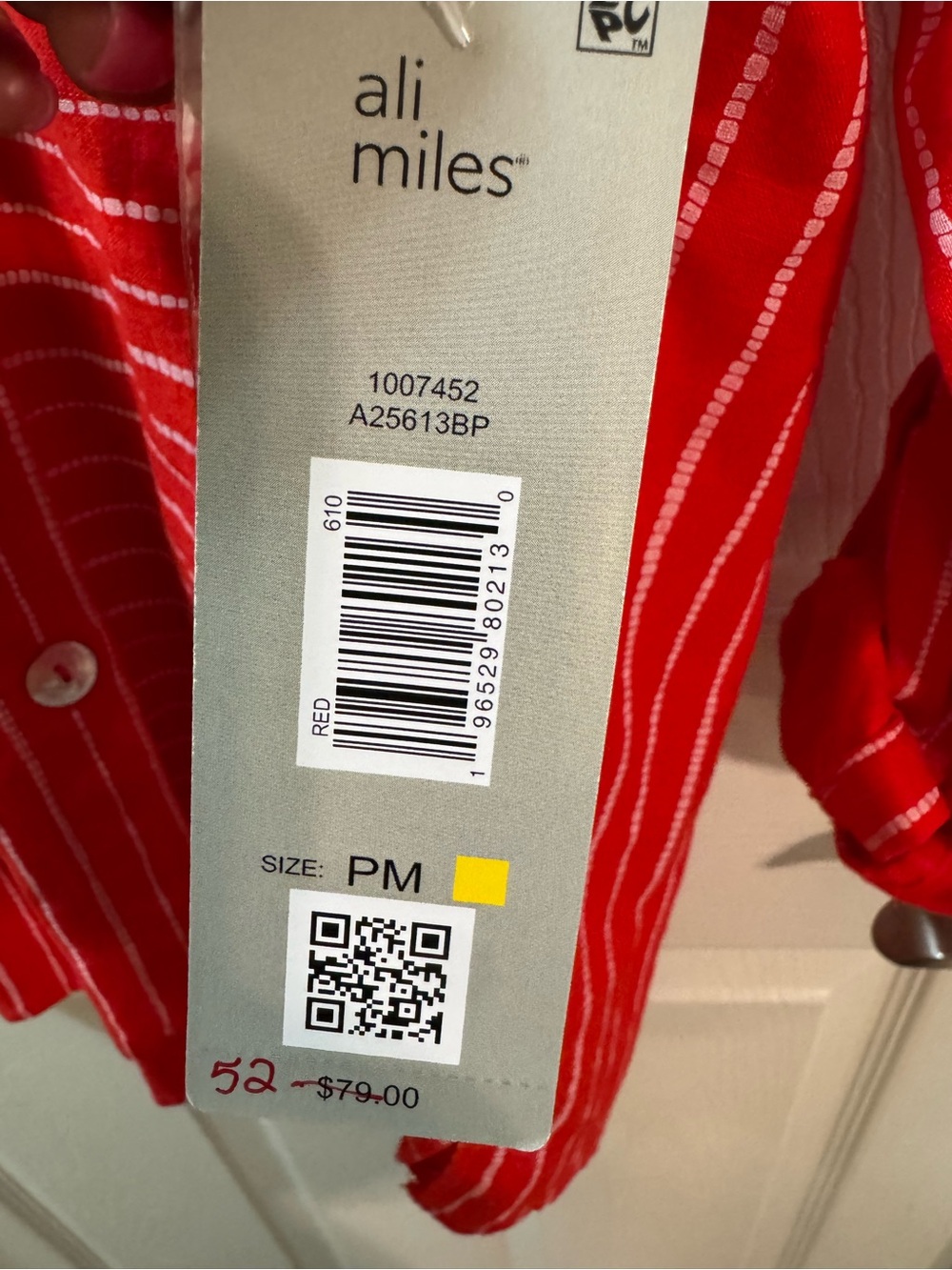 Ali Miles button down shirt size MP - Picture 4 of 12